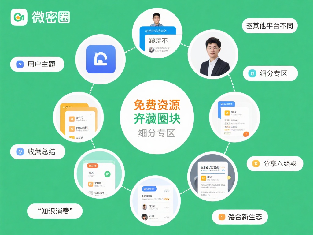 与其他平台不同，微密圈允许用户创建内容主